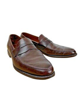 Allen Edmonds Lafayette Penny Loafer Men’s 11D Brown Leather Dress Slip On USA